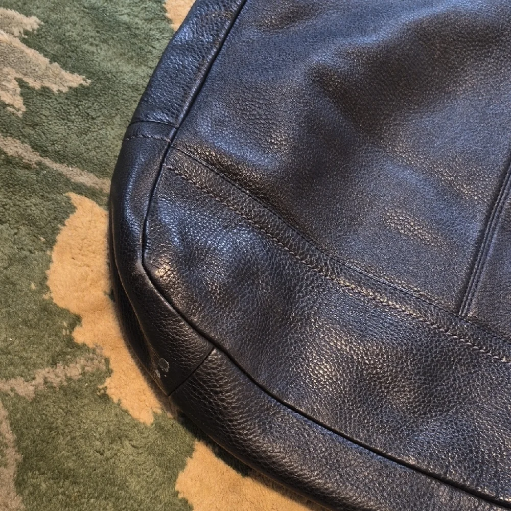 Coach Black Pebbled Leather Crossbody Bag